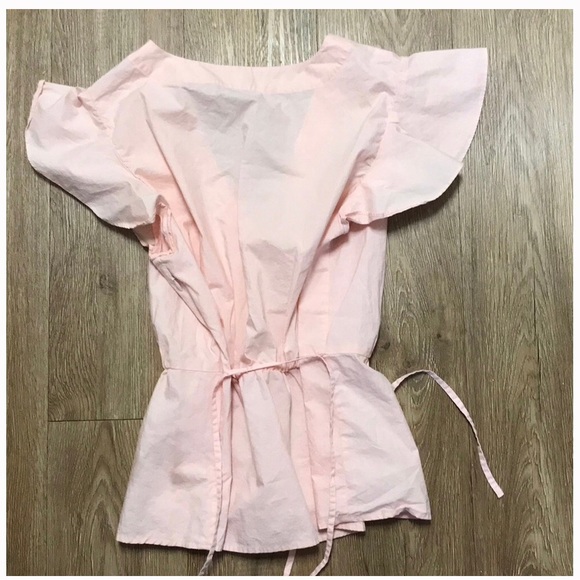 J. Crew Flutter-Sleeve Top - Picture 3 of 5